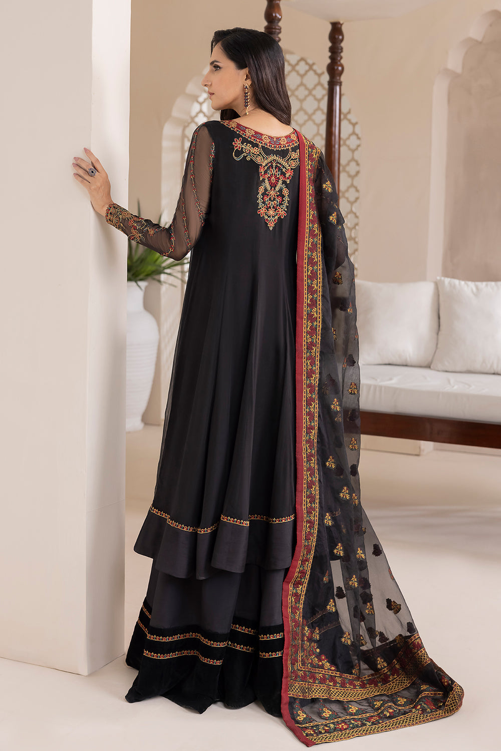 Baroque | Formals Collection | EMBROIDERED CHIFFON UF-417