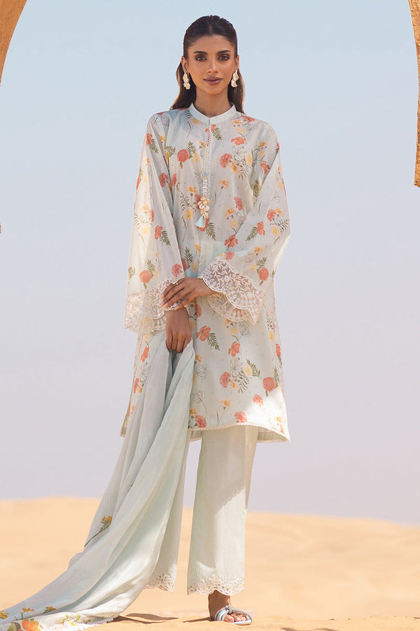 Cross Stitch | Eid Lawn 24 | AQUA GLAZE - Pakistani Clothes for women, in United Kingdom and United States