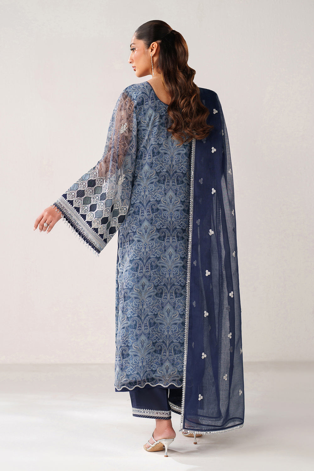 Baroque | Formals Collection | EMBROIDERED CHIFFON UF-4387