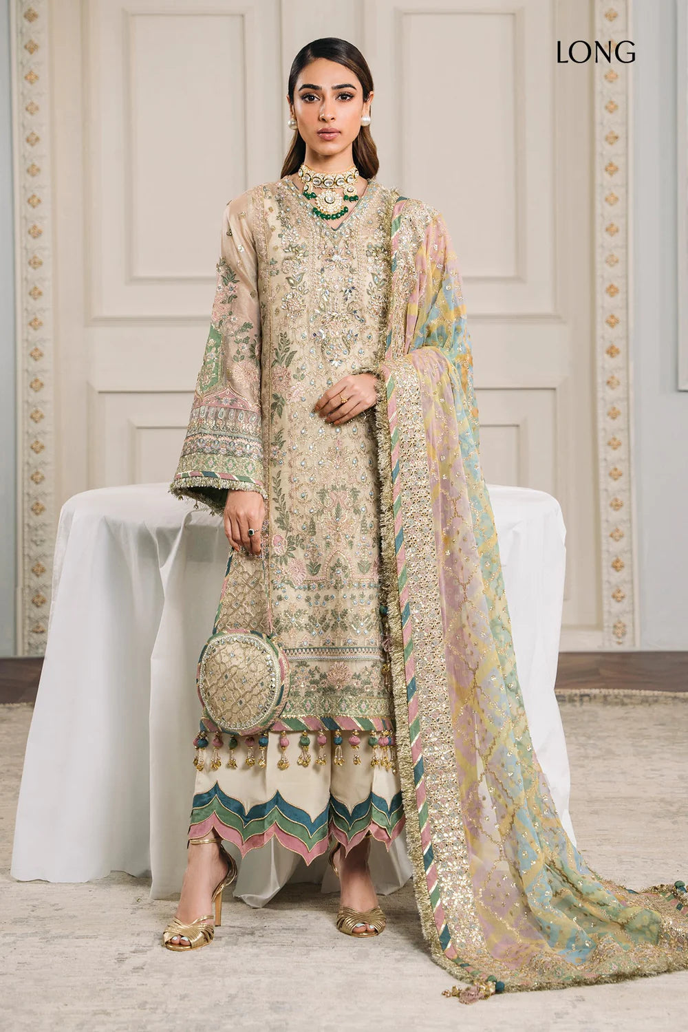 Baroque | Chantelle Embroidered Collection | CH12-04 - Pakistani Clothes for women, in United Kingdom and United States