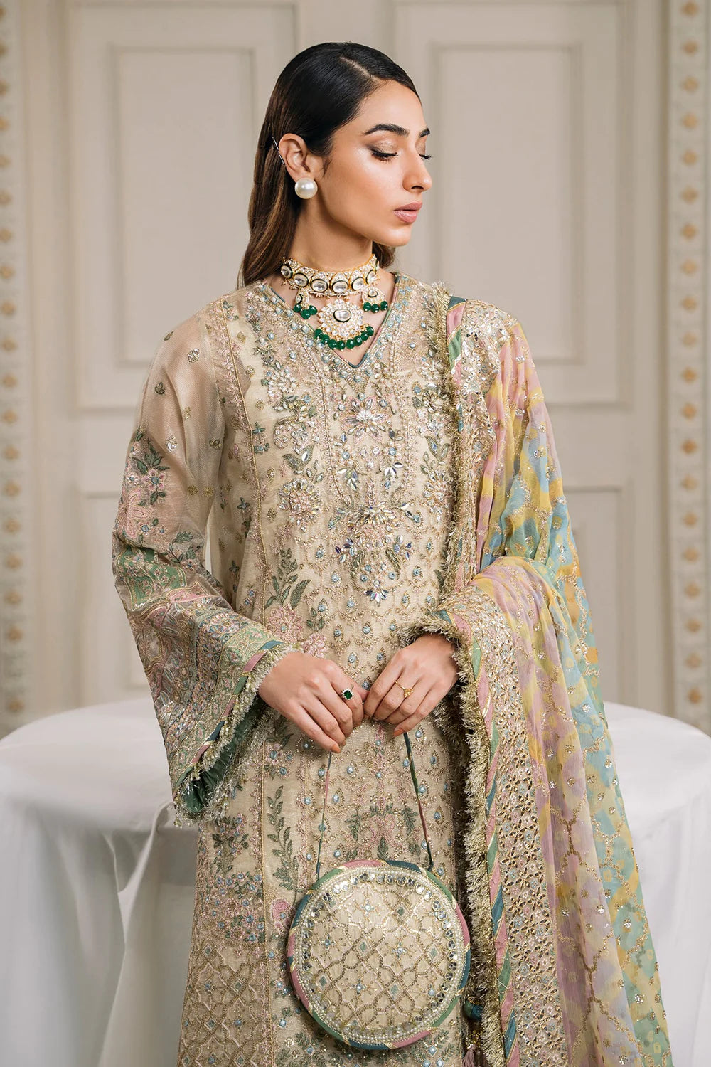 Baroque | Chantelle Embroidered Collection | CH12-04 - Pakistani Clothes for women, in United Kingdom and United States