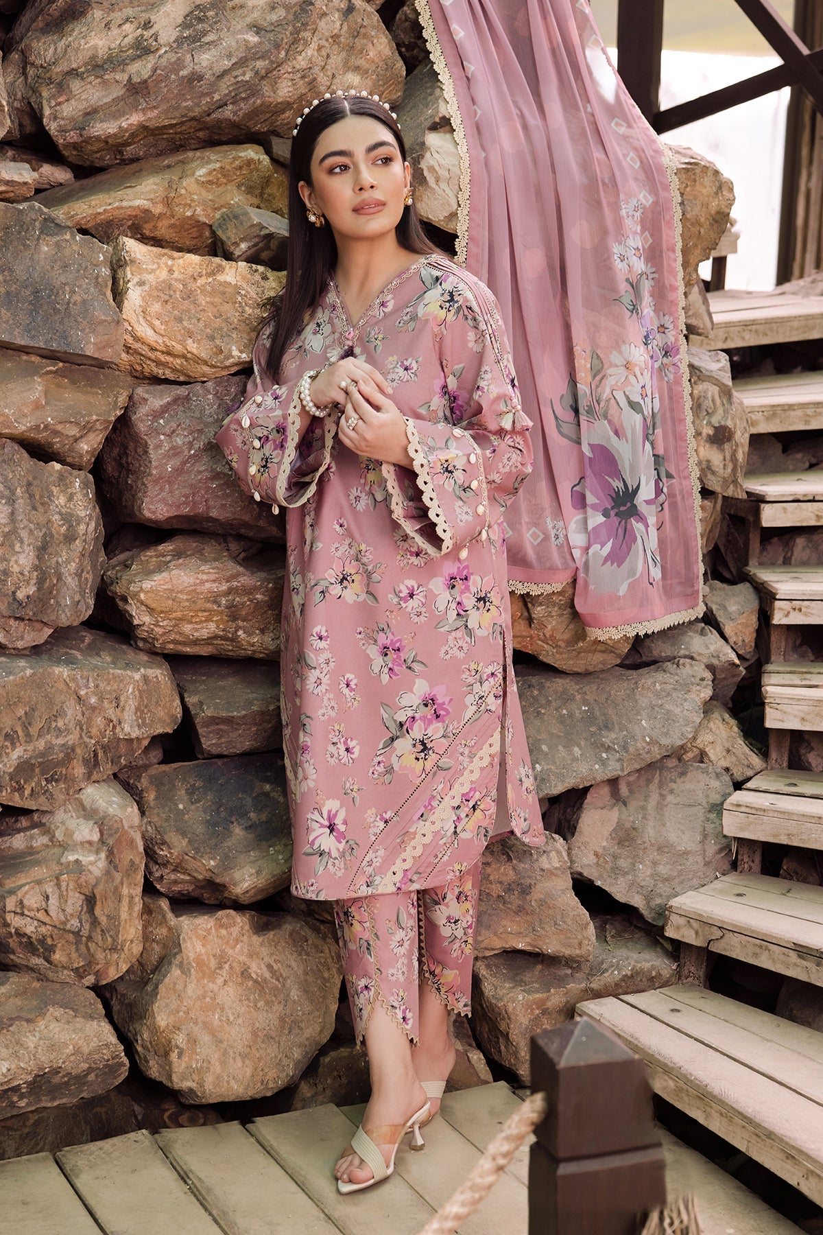 Alizeh | Sheen Lawn Prints 24 | CAMELIA - Pakistani Clothes for women, in United Kingdom and United States