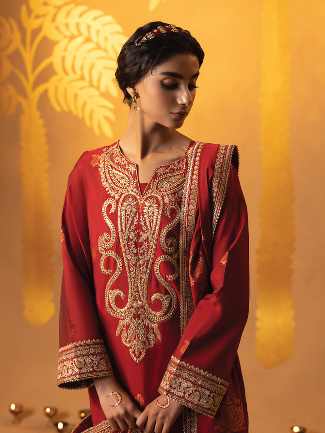 Faiza Faisal | Signature Pret Eid Edit | Gina - Hoorain Designer Wear - Pakistani Designer Clothes for women, in United Kingdom, United states, CA and Australia