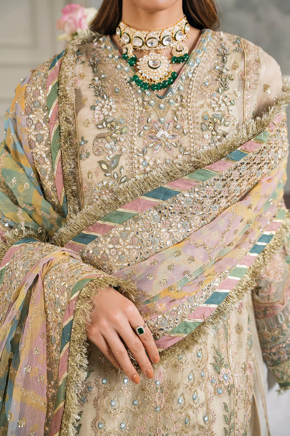 Baroque | Chantelle Embroidered Collection | CH12-04 - Pakistani Clothes for women, in United Kingdom and United States