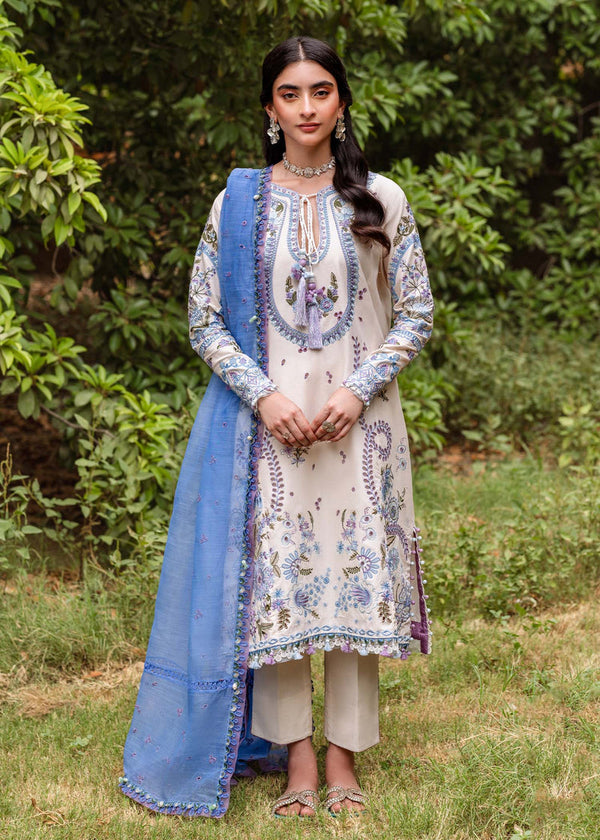Sadaf Fawad Khan | Lawn 24 | Dalia (B) - Hoorain Designer Wear - Pakistani Designer Clothes for women, in United Kingdom, United states, CA and Australia