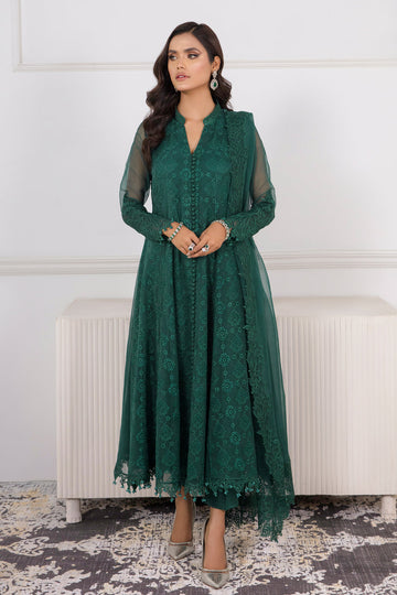 Baroque | Formals Collection | EMBROIDERED SCHIFFLI CHIFFON UF-339