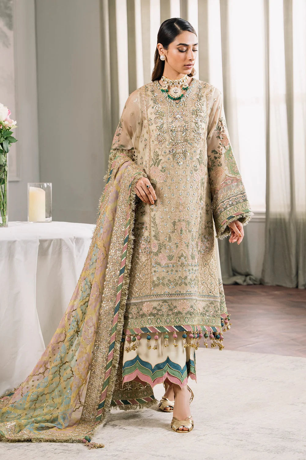 Baroque | Chantelle Embroidered Collection | CH12-04 - Pakistani Clothes for women, in United Kingdom and United States