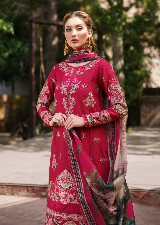 Shurooq | Luxury Lawn 24 | GAZELLE - Pakistani Clothes for women, in United Kingdom and United States