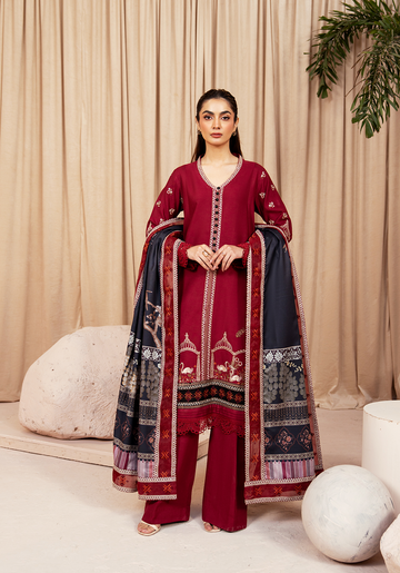 Zarqash | The Winter Luxe Pret | CRIMSON ECHO