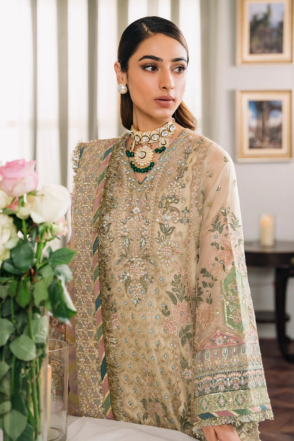 Baroque | Chantelle Embroidered Collection | CH12-04 - Pakistani Clothes for women, in United Kingdom and United States