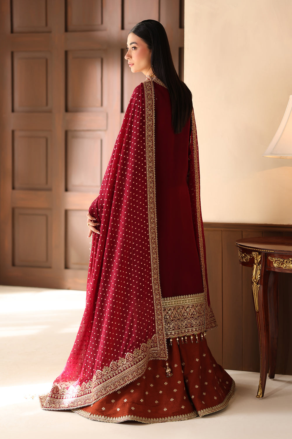 Baroque | Formals Collection | EMBROIDERED CHIFFON UF-4486