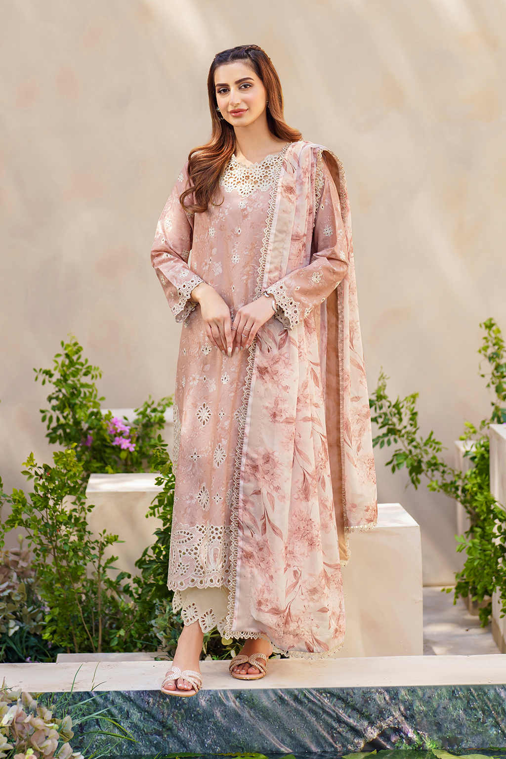 Iznik | Festive lawn 24 | SFL-11 - Pakistani Clothes for women, in United Kingdom and United States