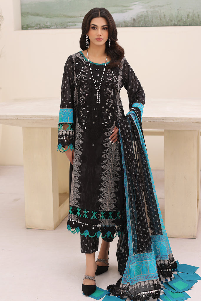 Charizma | Naranji Embroidered Lawn 24 | CN4-002 - Pakistani Clothes for women, in United Kingdom and United States