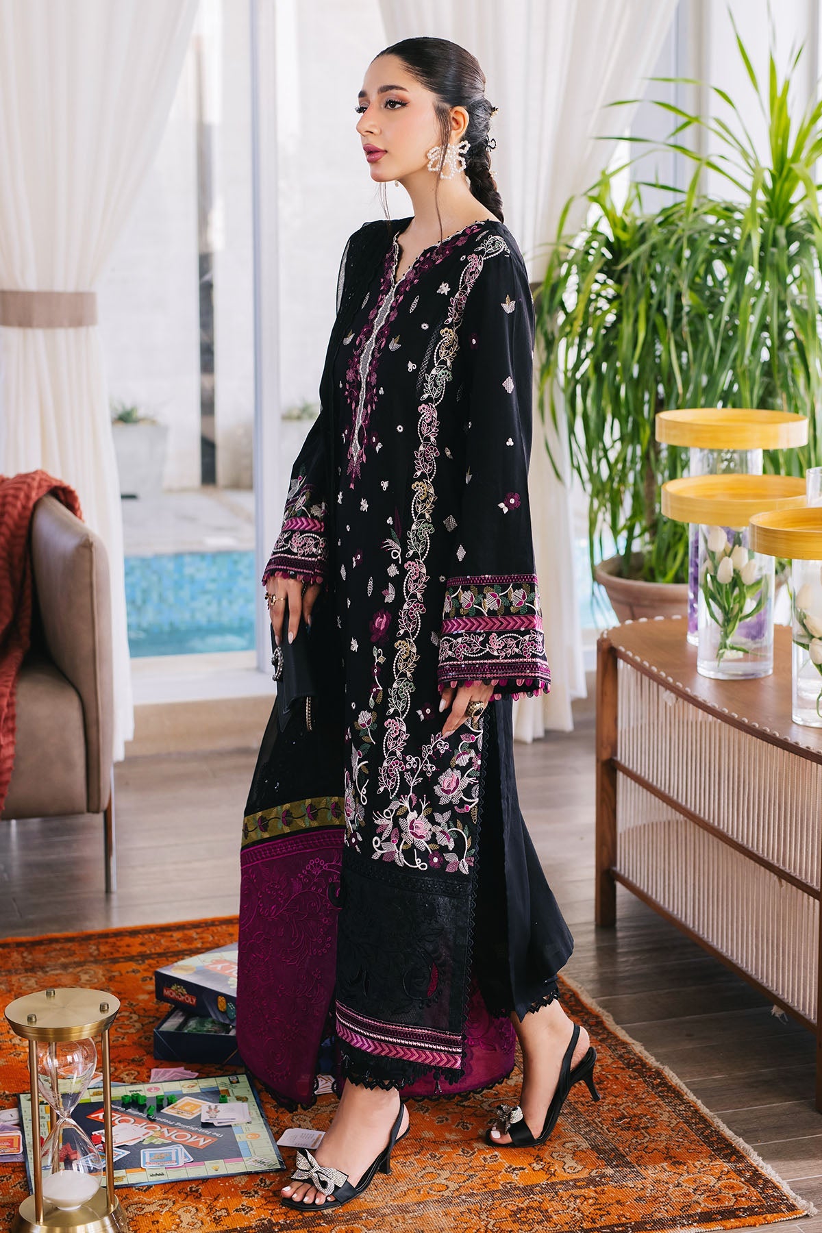 Nureh | Eid Escape Lawn | BOTANICA NE-88 - Pakistani Clothes for women, in United Kingdom and United States