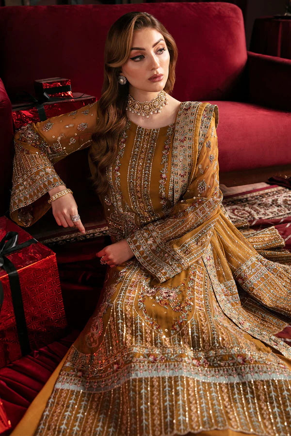 Nureh | Elanora Formals 24 | Crimson - Pakistani Clothes for women, in United Kingdom and United States