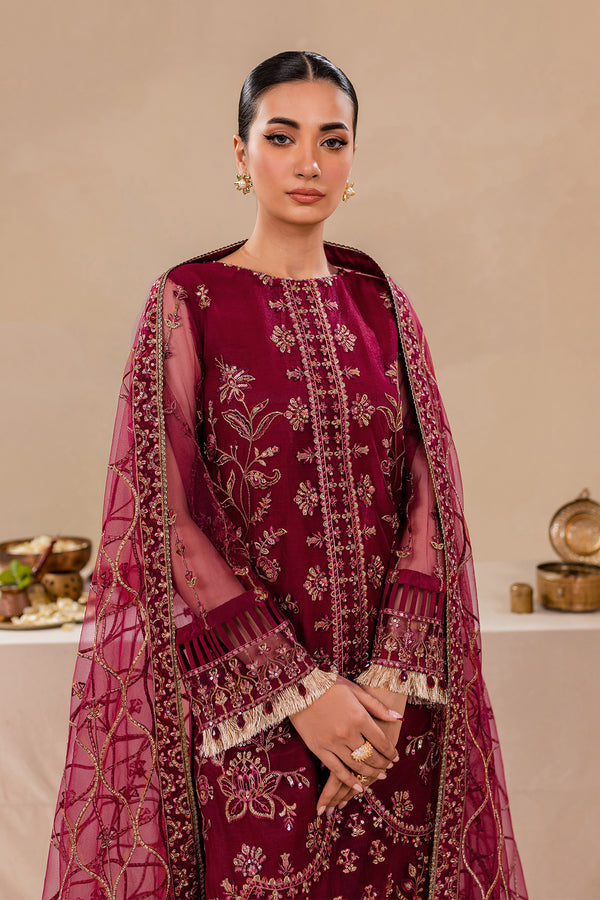 Farasha | Lumiere Luxury Collection 23 |ROUGE PINK - Pakistani Clothes for women, in United Kingdom and United States