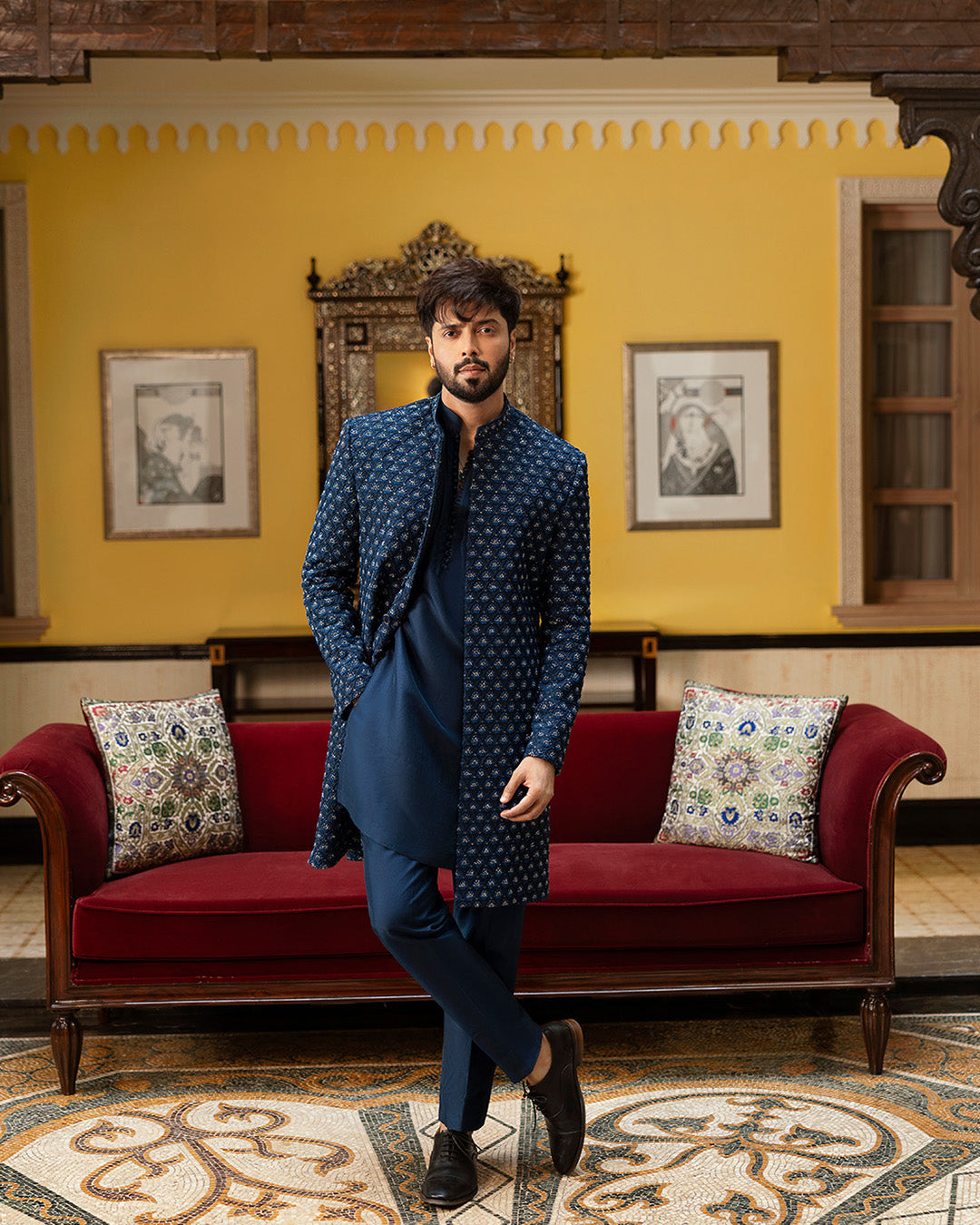 Pakistani Menswear | Faiza Saqlain | Safiy