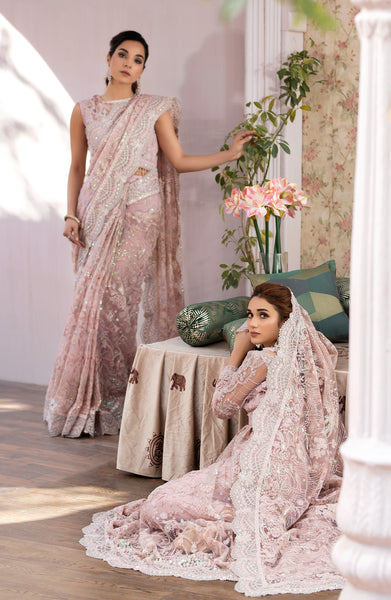 Zainab Manan | Formals Collection | ZM-50 The Pinky Maiden (B) Saree