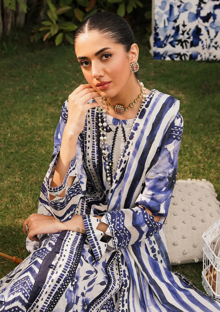 Elaf Premium | Printed Collection 24 | EEP-07A - Shadow Sisters - Hoorain Designer Wear - Pakistani Designer Clothes for women, in United Kingdom, United states, CA and Australia
