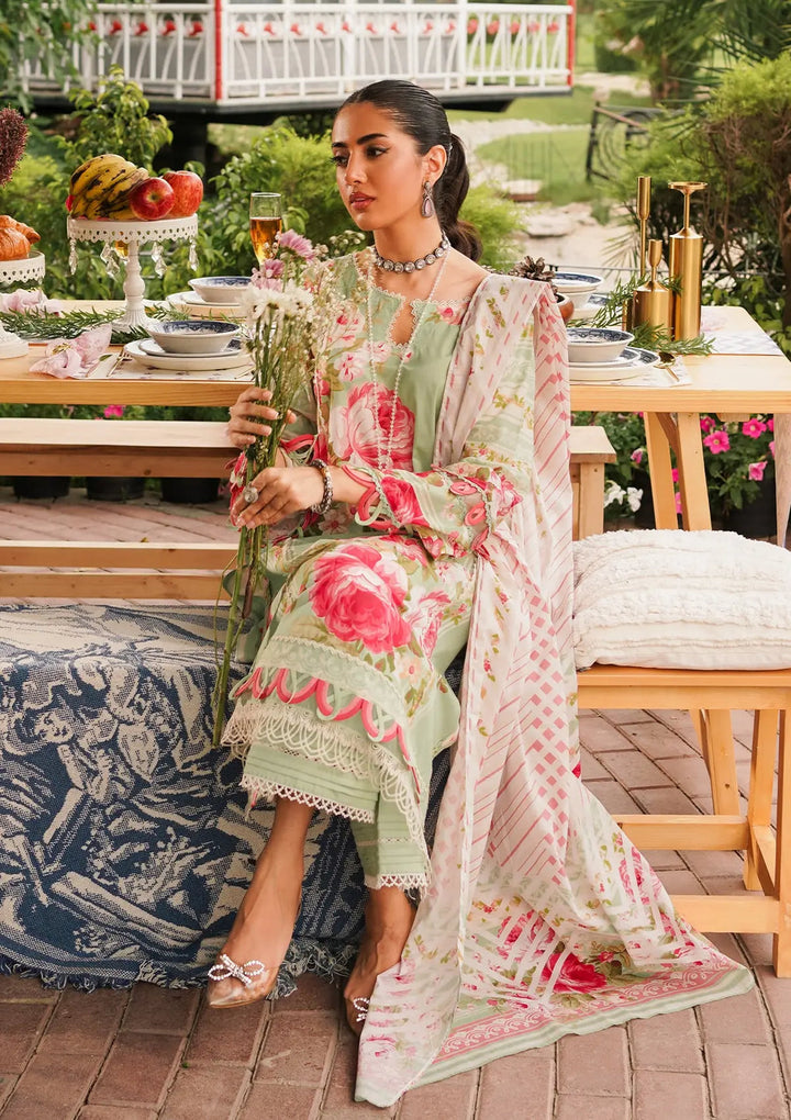 Elaf Premium | Printed Collection 24 | EEP-05A - Mint To Be - Hoorain Designer Wear - Pakistani Designer Clothes for women, in United Kingdom, United states, CA and Australia