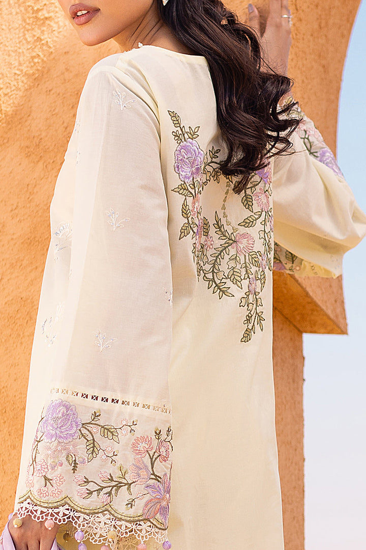 Cross Stitch | Eid Lawn 24 | SUBTLE CANARY - Pakistani Clothes for women, in United Kingdom and United States