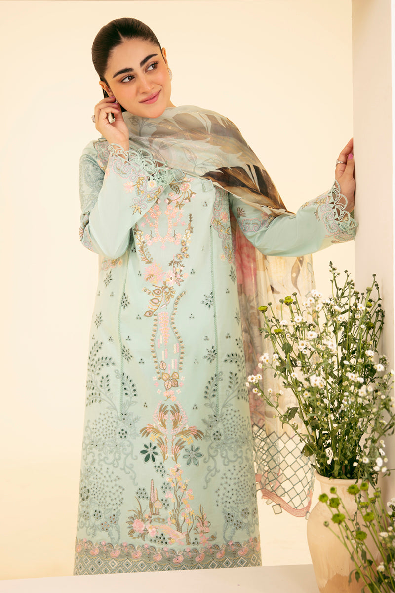 Qalamkar | Qlinekari Luxury Lawn | SQ-06 AFROZEH - Pakistani Clothes for women, in United Kingdom and United States