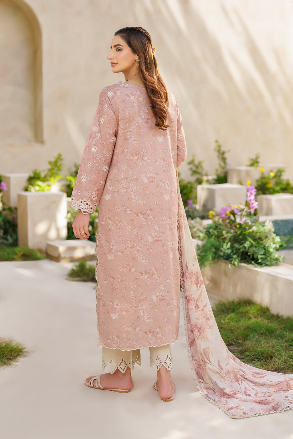 Iznik | Festive lawn 24 | SFL-11 - Pakistani Clothes for women, in United Kingdom and United States