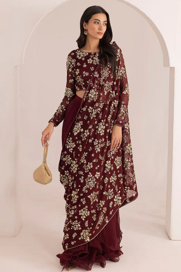 Jazmin | Formals Collection | UC-3022 - Hoorain Designer Wear - Pakistani Designer Clothes for women, in United Kingdom, United states, CA and Australia