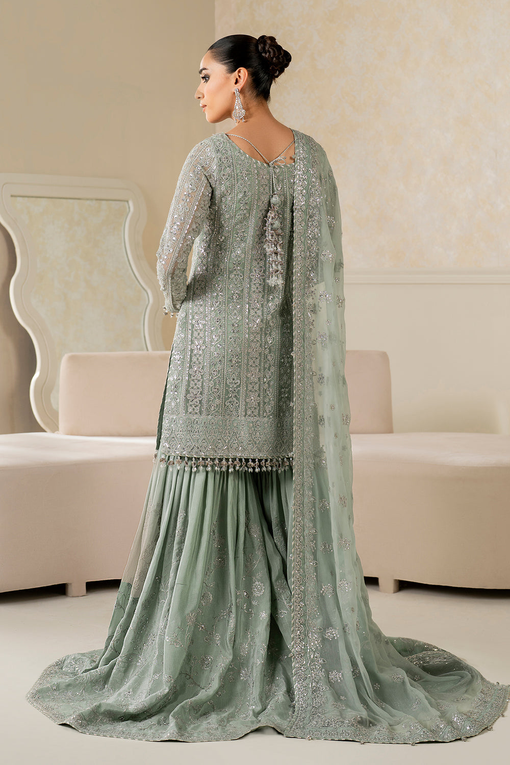 Baroque | Formals Collection | EMBROIDERED CHIFFON UF-4160