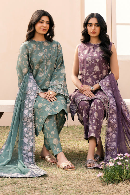 Baroque | Luxury Pret 24 | LAWN UF-598 - Pakistani Clothes for women, in United Kingdom and United States