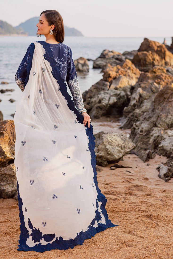 Marjjan | Sahil Lawn | MPL-90 B (Navy Blue)