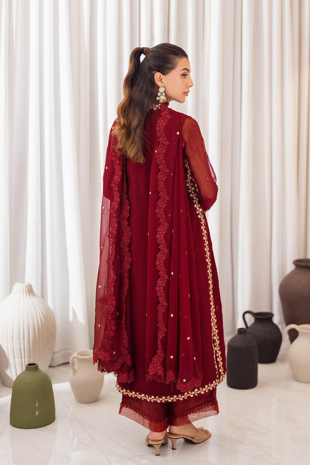 Azure | Luxe Formals | Wine Scarlet