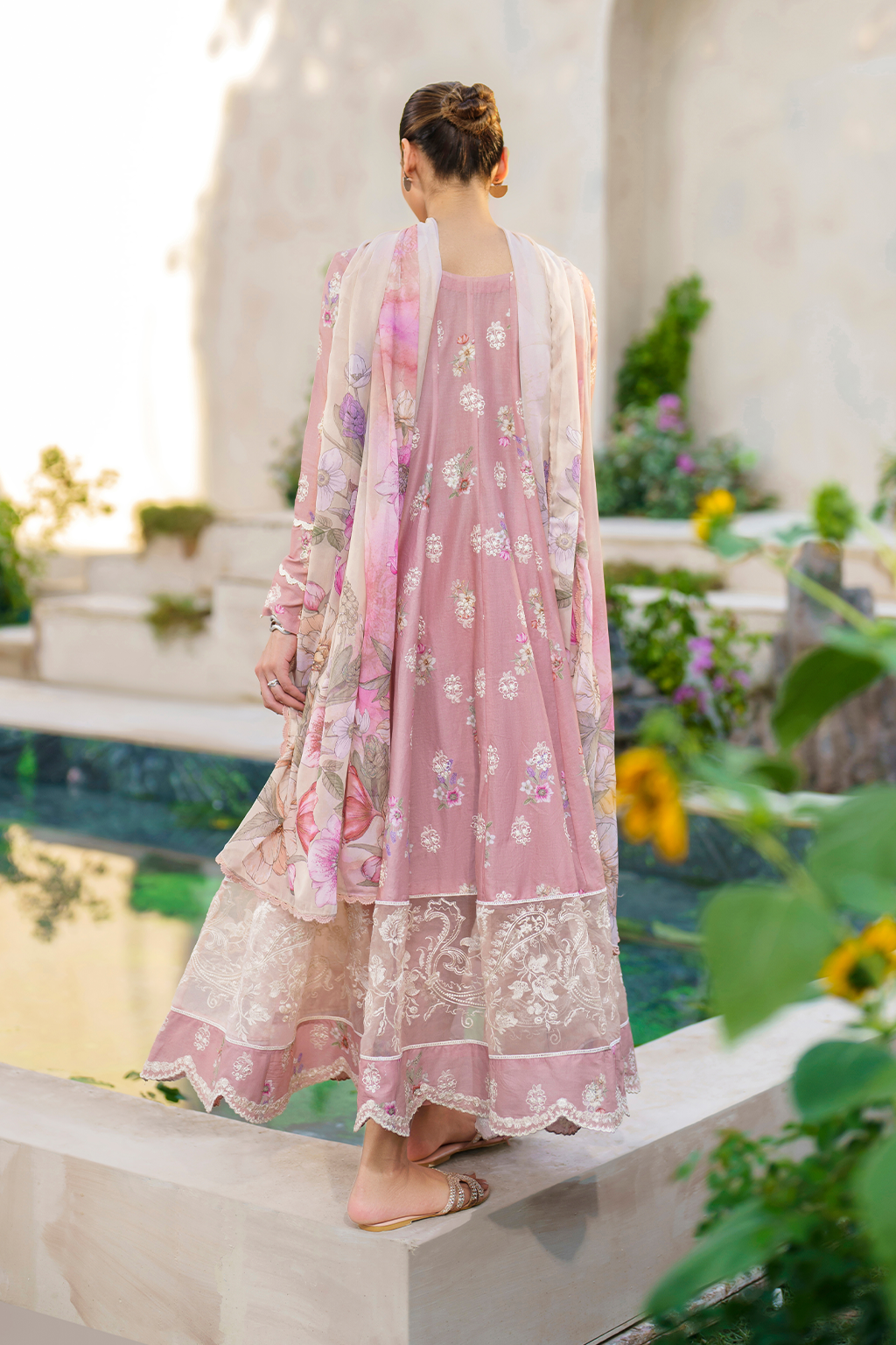 Iznik | Festive lawn 24 | SFL-08 - Pakistani Clothes for women, in United Kingdom and United States