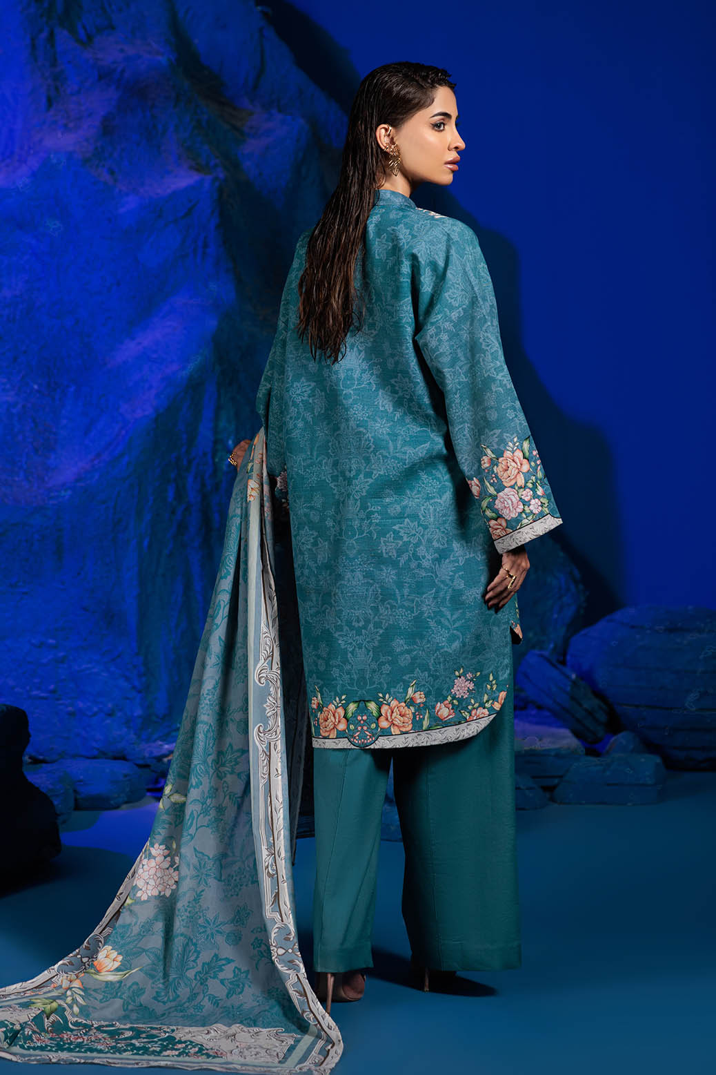 Bonanza Satrangi | Khaddar and Viscose | BRILLIANT BLUE