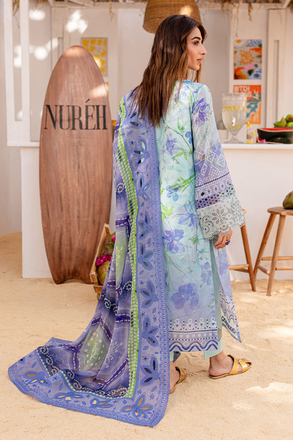 Nureh | Gardenia Lawn 24 | NS-130 A - Pakistani Clothes for women, in United Kingdom and United States