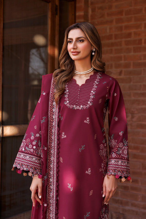 Farasha | Dastoor Embroidered Lawn SS24 | RUBY GLAM - Pakistani Clothes for women, in United Kingdom and United States