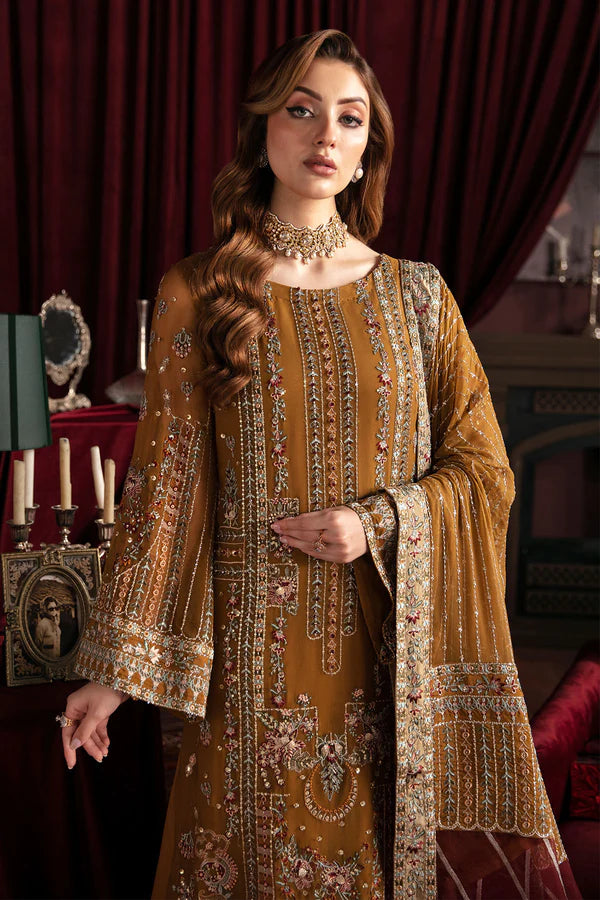 Nureh | Elanora Formals 24 | Crimson - Pakistani Clothes for women, in United Kingdom and United States