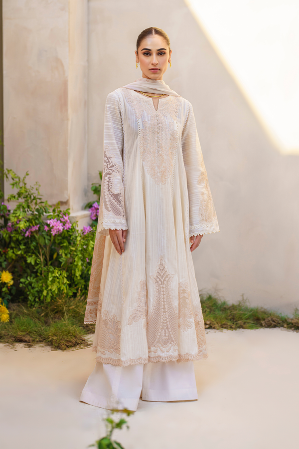 Iznik | Festive lawn 24 | SFL-03 - Hoorain Designer Wear - Pakistani Designer Clothes for women, in United Kingdom, United states, CA and Australia