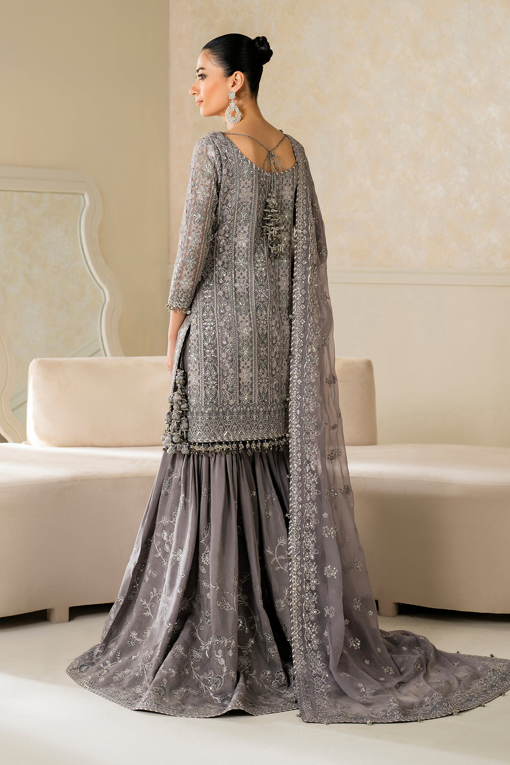 Baroque | Formals Collection | EMBROIDERED CHIFFON UF-4161