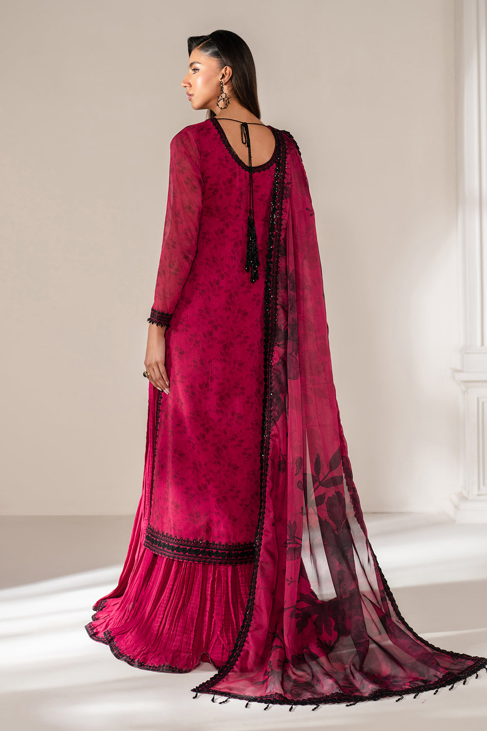 Baroque | Formals Collection | EMBROIDERED CHIFFON UF-4138