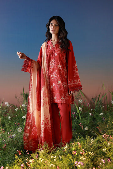 Sahar | Mirha Casual Pret | Crimson Heirloom