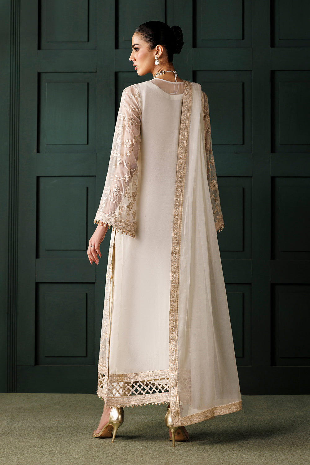 Baroque | Formals Collection | EMBROIDERED CHIFFON UF-4437