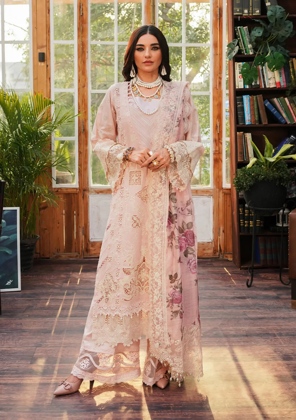 Kahf Premium | Luxury Lawn 24 | KLE-05B Coralyn - Pakistani Clothes for women, in United Kingdom and United States