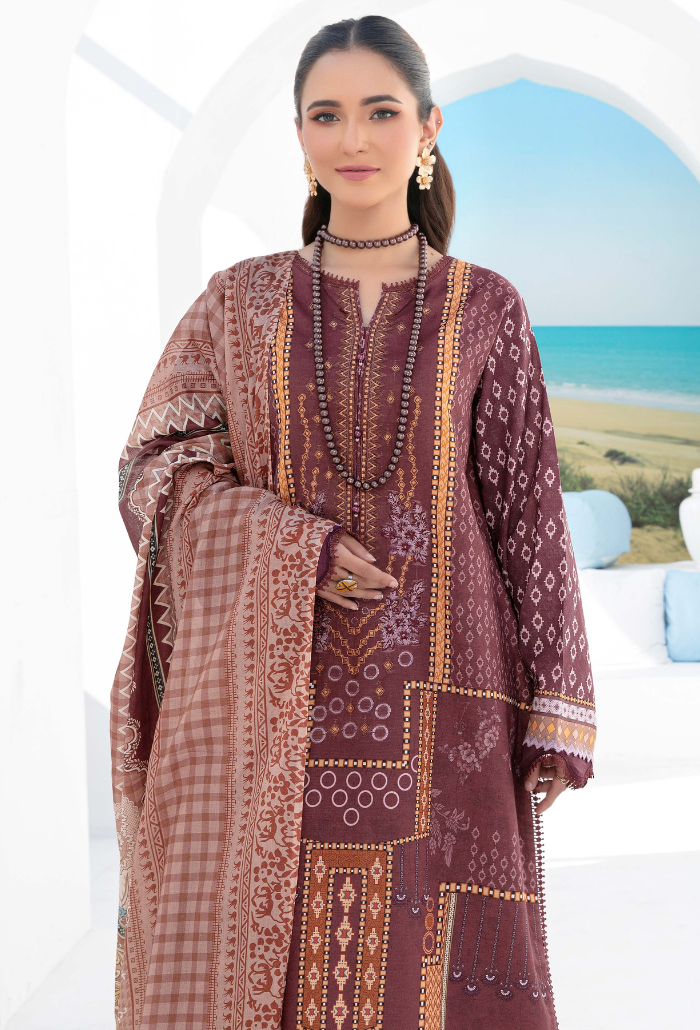 Humdum | Saira Bano Lawn 24 | D07 - Pakistani Clothes for women, in United Kingdom and United States