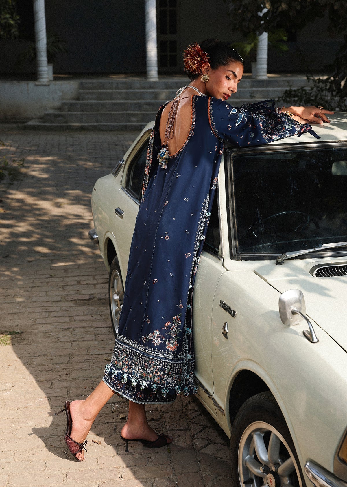 hussain rehar blue dress Saahil  HussainRehar