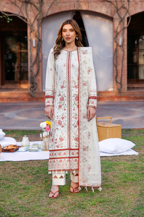 Farasha | Kaavish Lawn 24 | SURREAL WHITE - Pakistani Clothes for women, in United Kingdom and United States