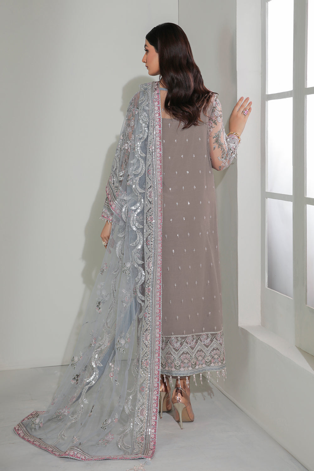 Baroque | Formals Collection | EMBROIDERED NET UF-184