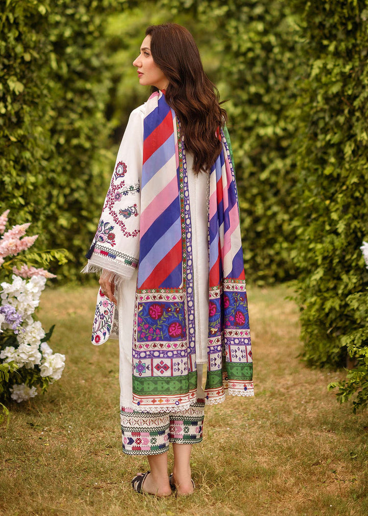 Sadaf Fawad Khan | Lawn 24 | Suzani (A) - Hoorain Designer Wear - Pakistani Designer Clothes for women, in United Kingdom, United states, CA and Australia