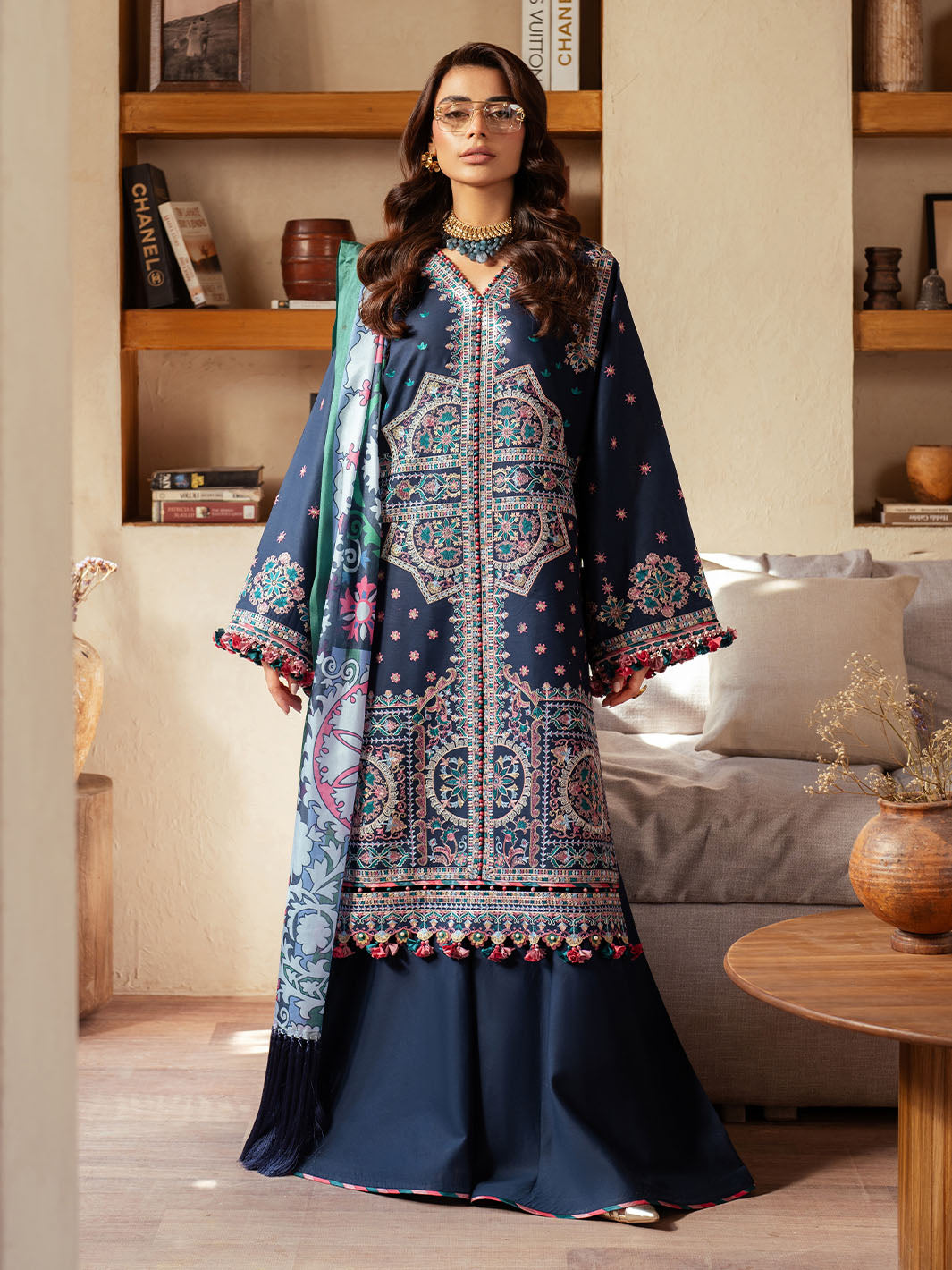 Bin Ilyas | Mehroze Luxury Lawn 25 | 92 - B