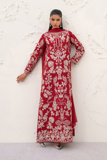 Baroque | Formals Collection | EMBROIDERED RAW SILK UF-4386